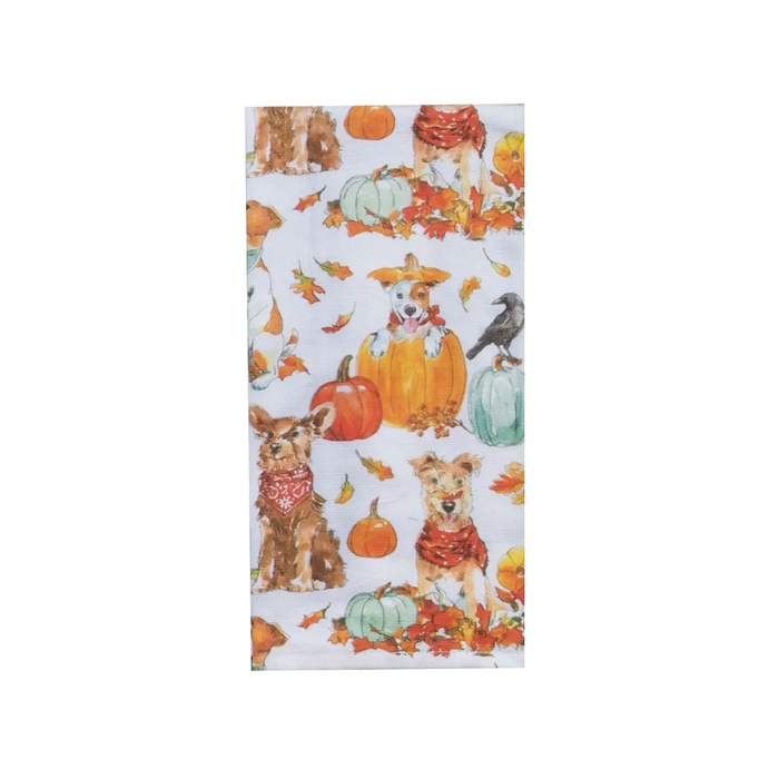 Harvest Dogs Terry Hand Towel