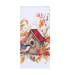 Autumn Birdhouse Terry Hand Towel