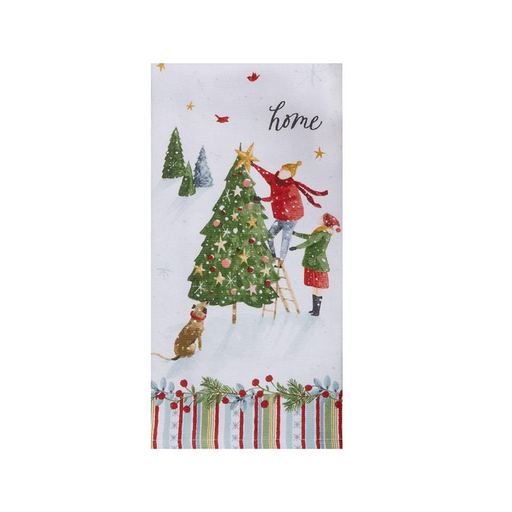 Magical Winterland Tree Terry Hand Towel