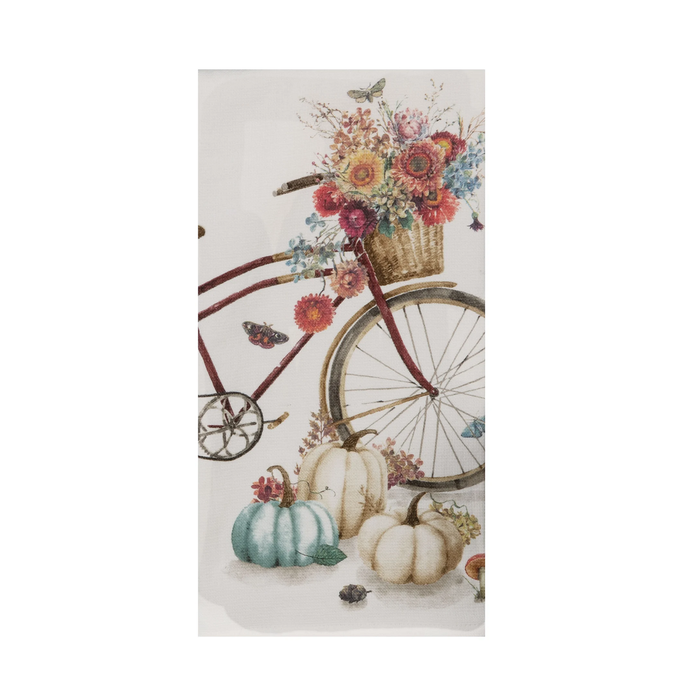 Nature's Splendor Fall Bicycle Terry Hand Towel