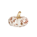 Fall Harvest Mini Glass Pumpkin