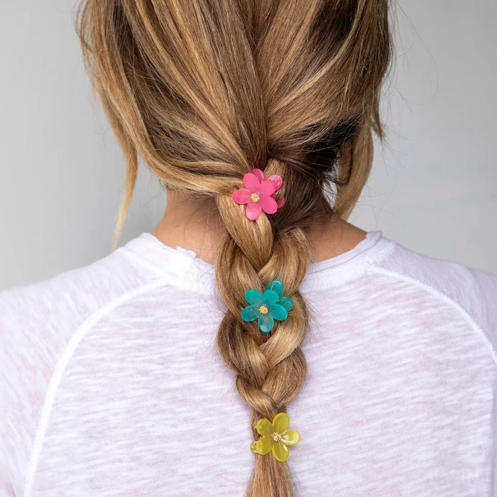 Mini Daisy Hair Claw Clips