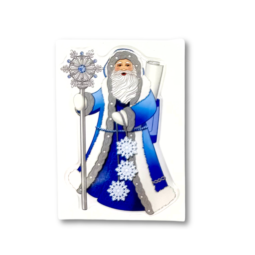 Father Christmas 2026 Premium Domed Sticker