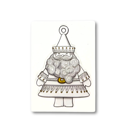 Stunning Santa 2026 Premium Domed Sticker