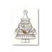 Stunning Santa 2026 Premium Domed Sticker
