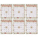 Set of six Hallmark Movie Bingo cards with Christmas-themed designs.
