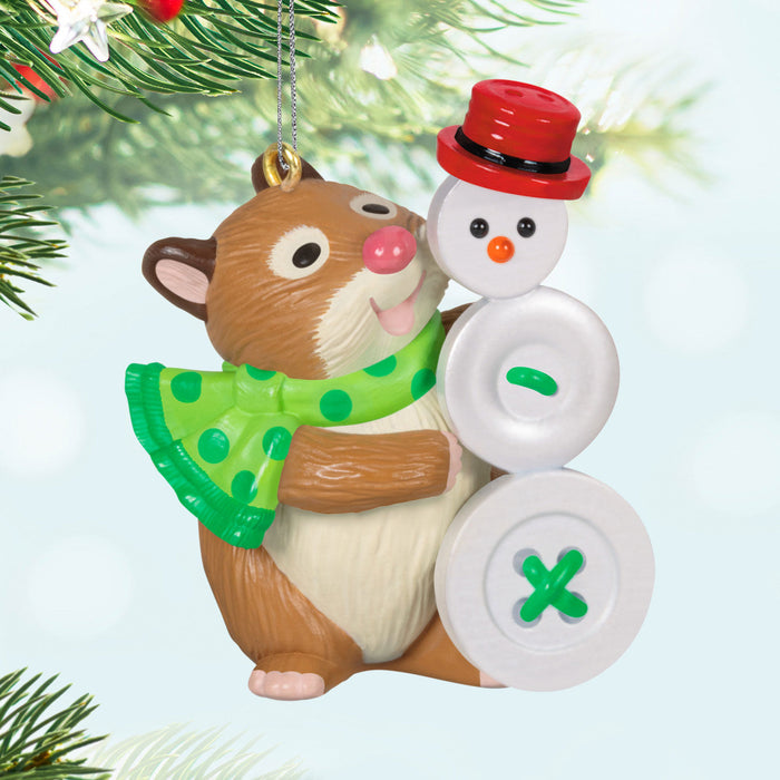 Cute as a Button 2024 Ornament - 2nd in Series