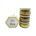 Tyler Candle Company Diva gift collection with three small jars and a hexagonal box on a white background
