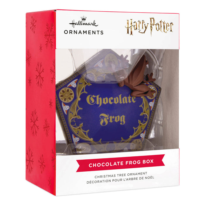 Hallmark Harry Potter Chocolate Frog box packaging on a white background