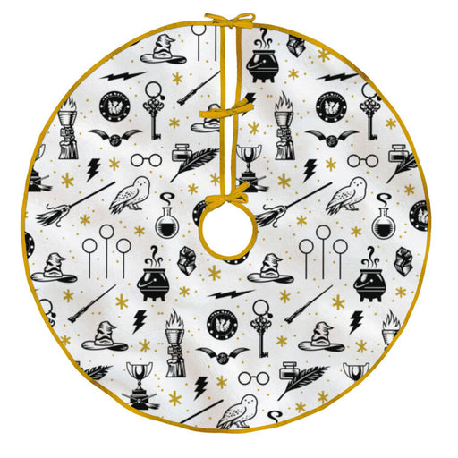 Circular product with black and white pattern on a white background