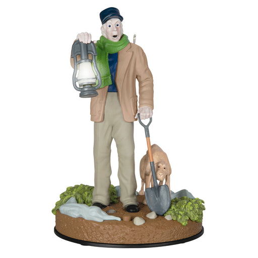 Disney The Haunted Mansion Collection The Caretaker and His Dog 2024 Ornament With Light and Sound