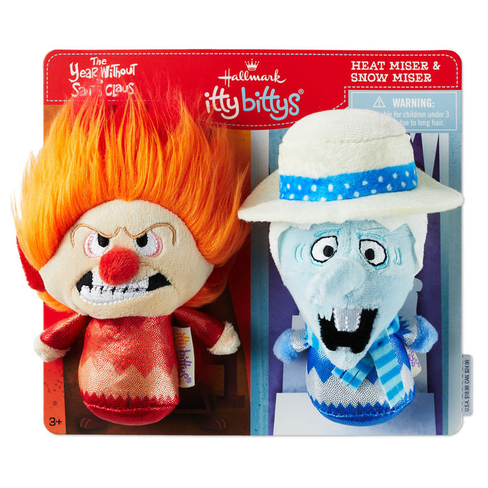 itty bittys® The Year Without a Santa Claus Heat Miser and Snow Miser Plush