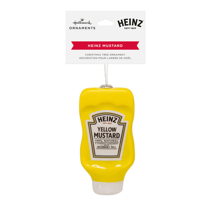 Heinz™ Mustard Bottle Shatterproof Hallmark Ornament