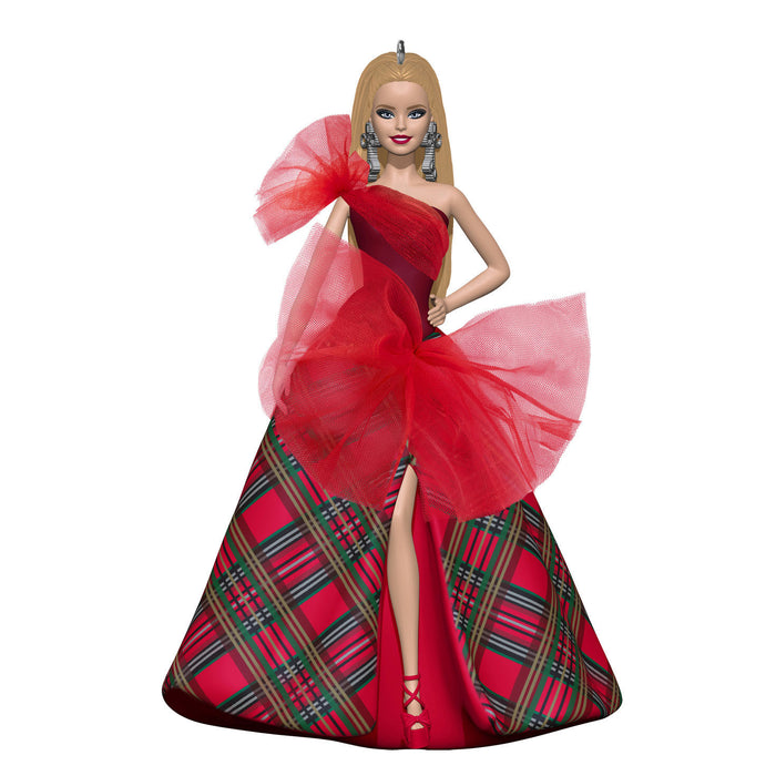 2024 Caucasian Holiday Barbie™ Ornament - 10th in Series