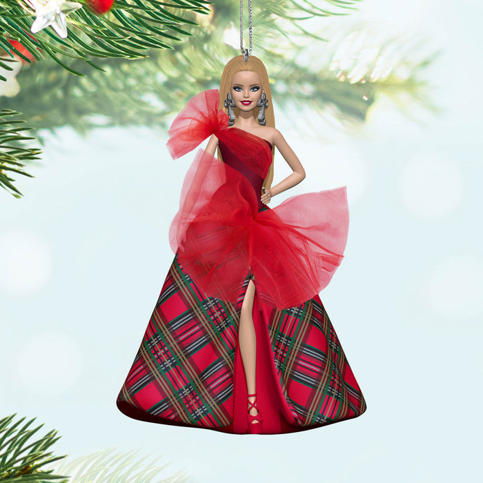 2024 Caucasian Holiday Barbie™ Ornament - 10th in Series