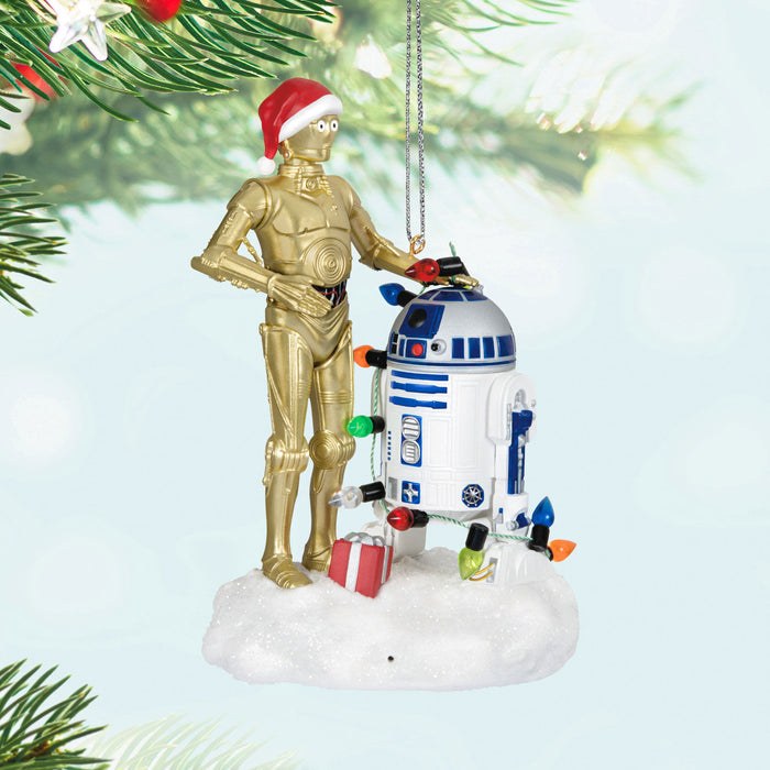 Star Wars™ C-3PO™ and R2-D2™ Peekbuster 2024 Ornament With Motion-Activated Sound