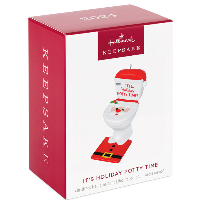 It's Holiday Potty Time 2024 Ornament