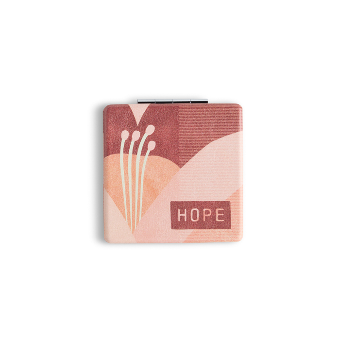 Floral Sentiment Compact Pocket Mirror