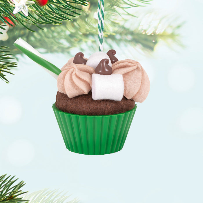 Cup of Cocoa 2024 Ornament - 15th in the Christmas Cupcakes Series
