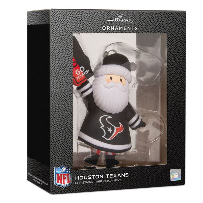 NFL Houston Texans Santa Fan Hallmark Ornament