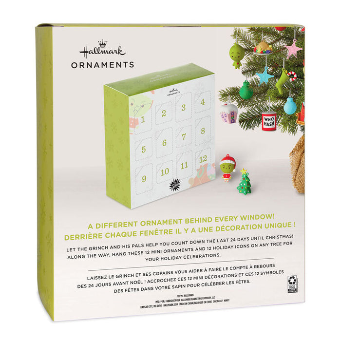 Dr. Seuss's How the Grinch Stole Christmas!™ Hallmark Countdown Calendar Box With 24 Mini Ornaments