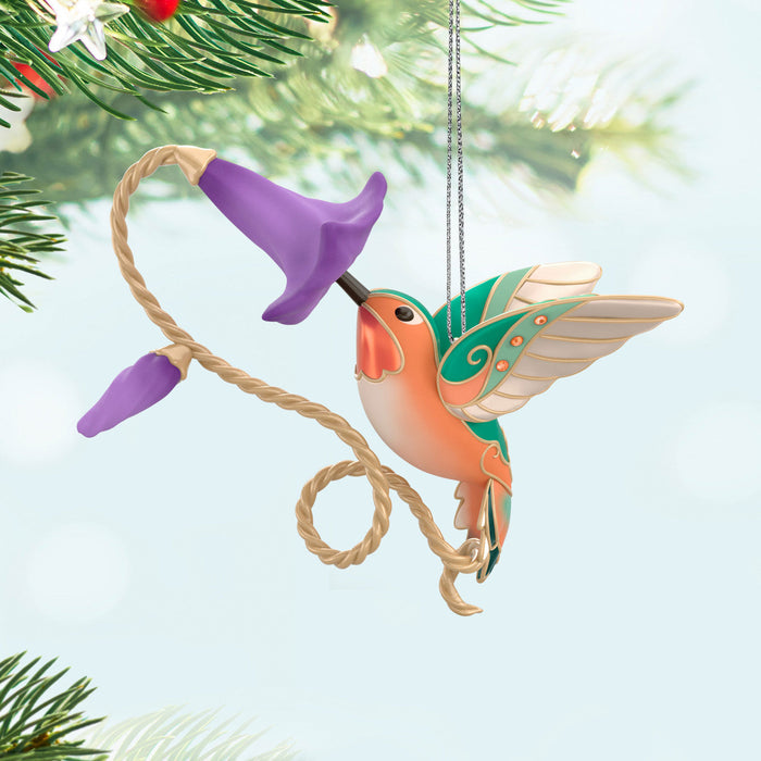 The Beauty of Birds Allen's Hummingbird Special Edition 2024 Metal Ornament