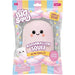 Keycraft The Big Squijj Marshmallow Squijj in its original packaging, featuring a large pink marshmallow-shaped squishy toy with a cute face inside a colorful, pastel-themed plastic bag.