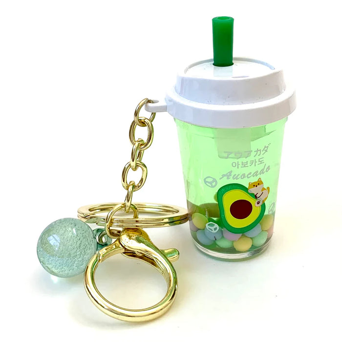 Fruit Boba Floaty Keycharm