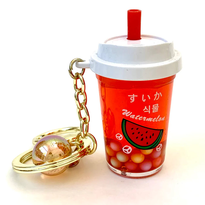 Fruit Boba Floaty Keycharm
