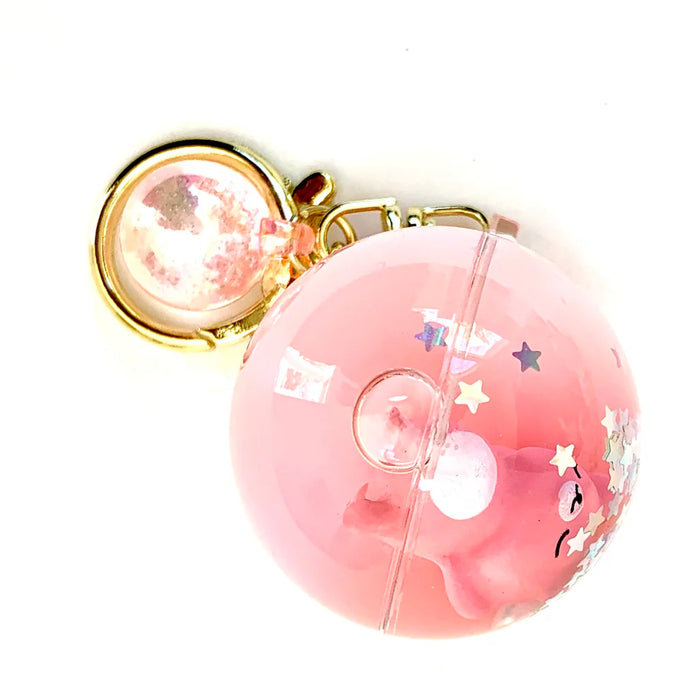 Sleeping Animal Ball Keycharm