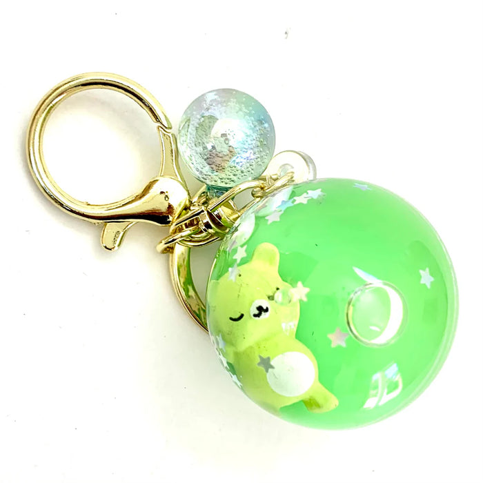 Sleeping Animal Ball Keycharm