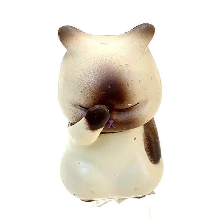 Cat Face Palm Figurine