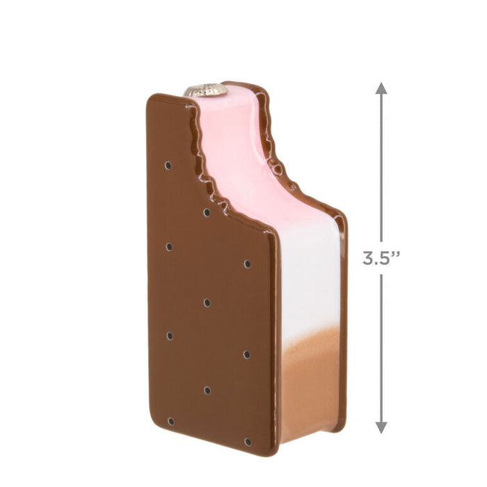 Ice Cream Sandwich Shatterproof Hallmark Ornament