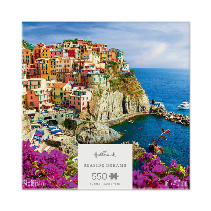 Seaside Dreams Italian Coast 550-Piece Jigsaw Puzzle