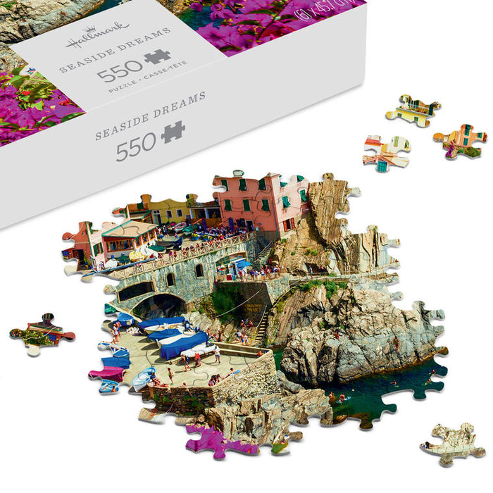 Seaside Dreams Italian Coast 550-Piece Jigsaw Puzzle