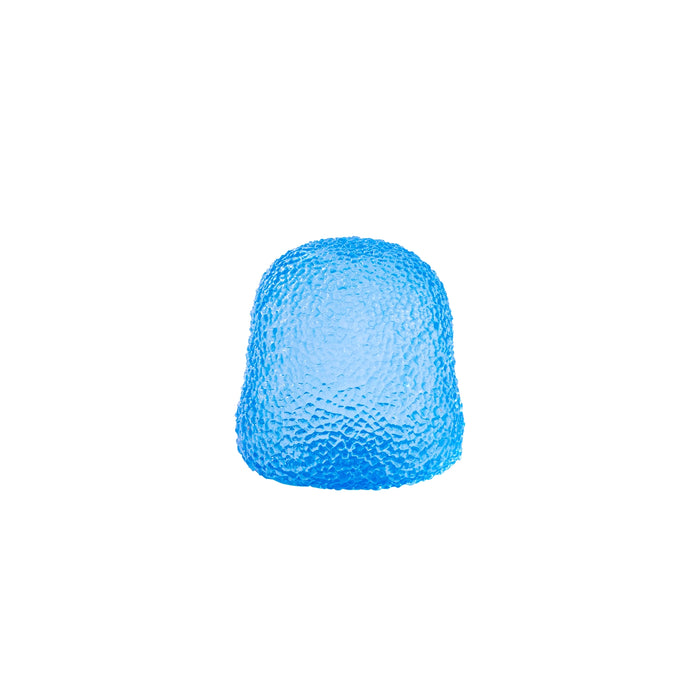 Blue thimble on a white background