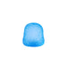 Blue thimble on a white background