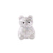 Sparkly bear-shaped charm on a white background