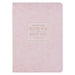 Bless and Keep You Blush Bloom Faux Leather Classic Journal 