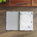 Well With My Soul Navy Floral Spiral Journal