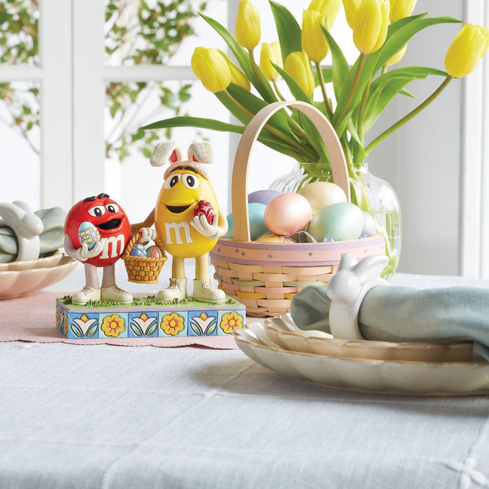 M&M'S Red & Yellow Easter Figure by Jim Shore