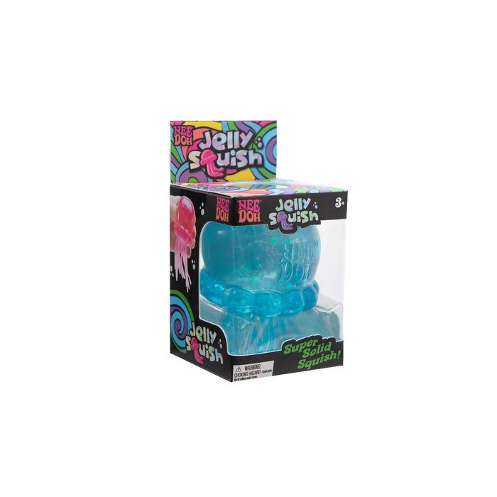 Jelly Squish toy in packaging with colorful branding on a white background