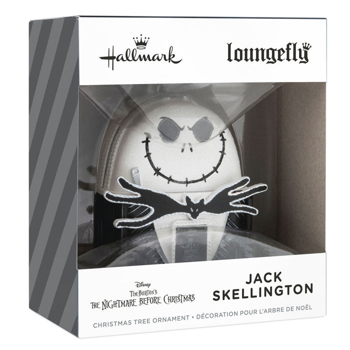 Loungefly Disney Tim Burton's The Nightmare Before Christmas Jack Skellington Backpack Hallmark Ornament