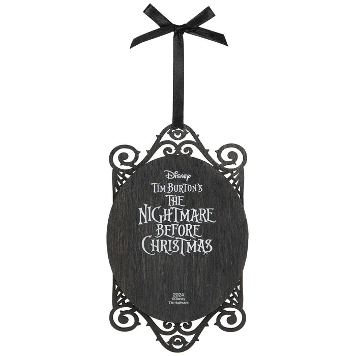 Disney Tim Burton's The Nightmare Before Christmas Jack and Sally 2024 Papercraft Ornament