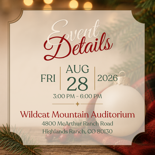 Promotional poster for Trudy's Hallmark Jingle & Mingle event with Christmas decorations.