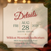 Promotional poster for Trudy's Hallmark Jingle & Mingle event with Christmas decorations.