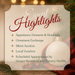 Promotional poster for Trudy's Hallmark Jingle & Mingle event with Christmas decorations.