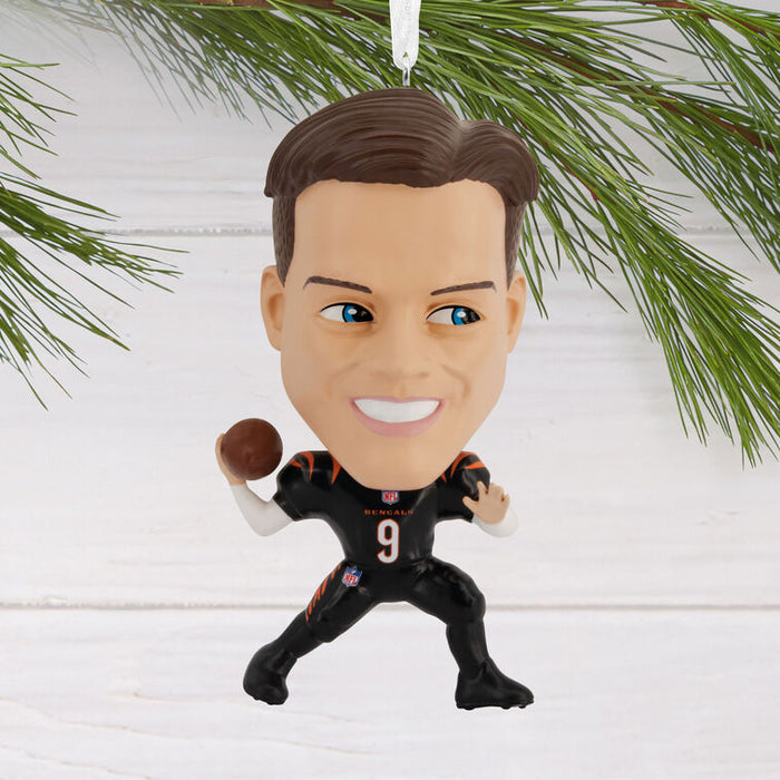 NFL Cincinnati Bengals Joe Burrow Bobblehead Hallmark Ornament
