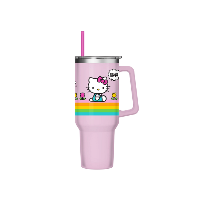 Hello Kitty Cactus Flowers 40oz Stainless Steel Tumbler