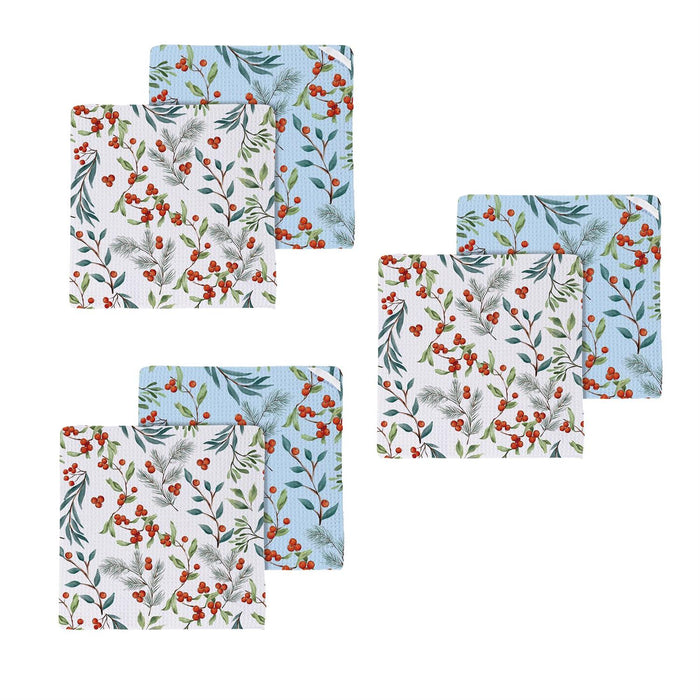 Foliage Quick Dry Dish Cloth, Set of 3